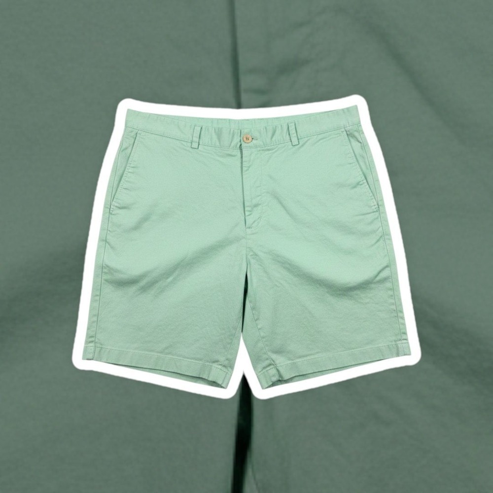 Vineyard Vines Breaker Shorts Mens 36 Green Mint Cotton Stretch Chino 9" Inseam
